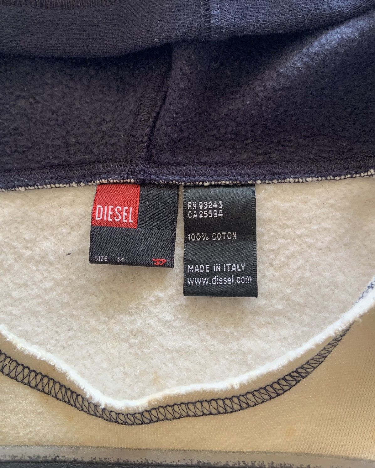 Diesel Vintage Diesel Y€$ Cropped Hoodies Size M / US 6-8 / IT 42-44 - 4 Thumbnail