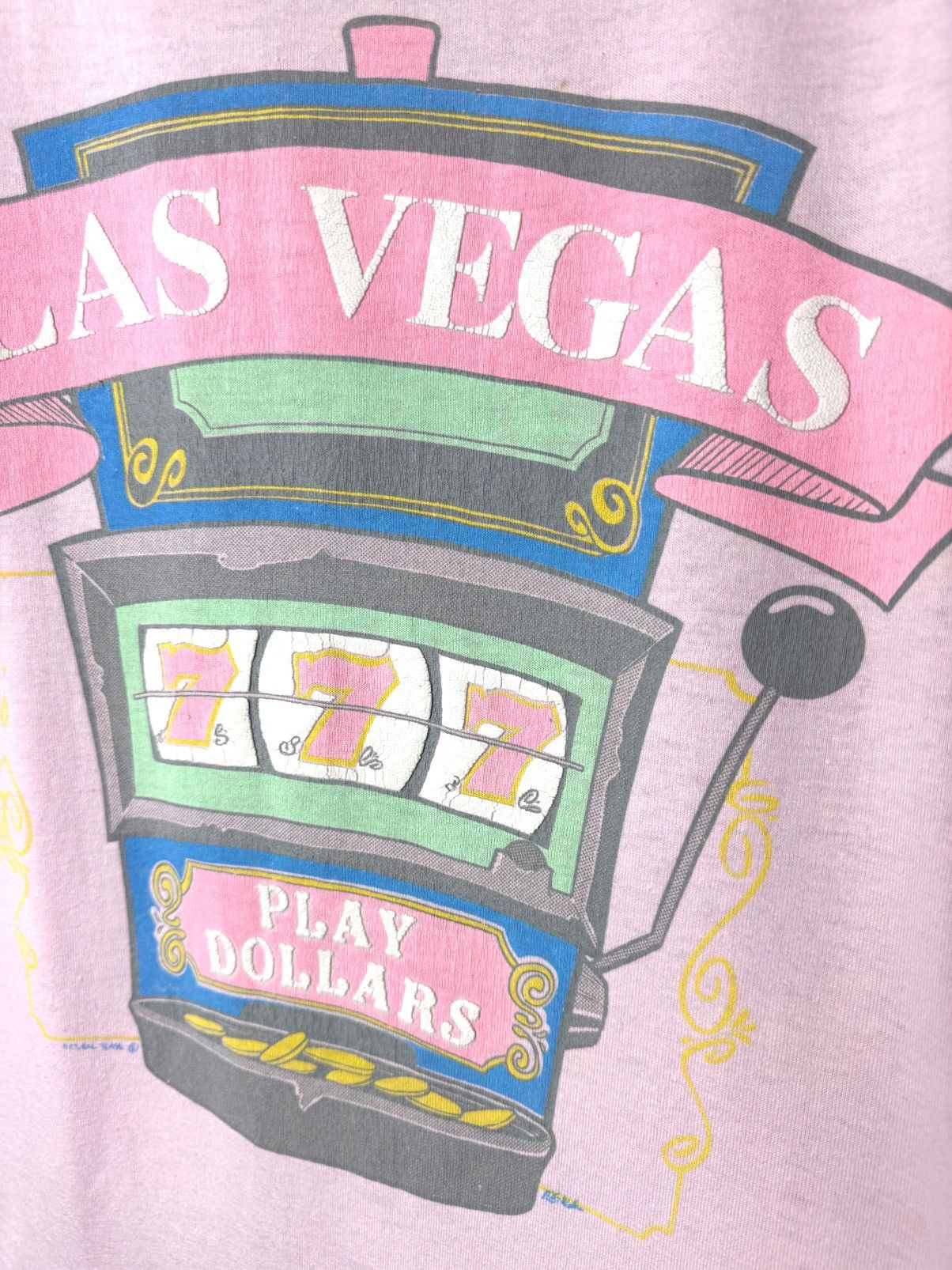 Band Tees Vintage 1990’s Winner Casino Club Jackpot Las Vegas T Shirt Size US XL / EU 56 / 4 - 3 Thumbnail