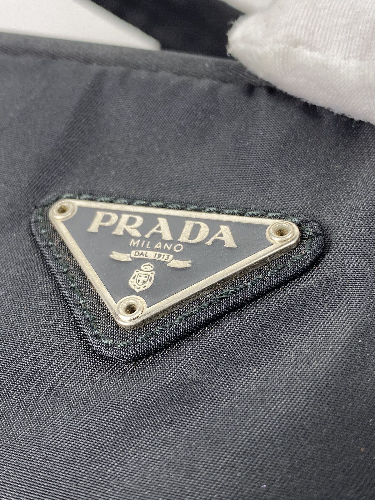 Prada Prada Tessuto Nero Nylon Shoulder Bag Size ONE SIZE - 7 Thumbnail