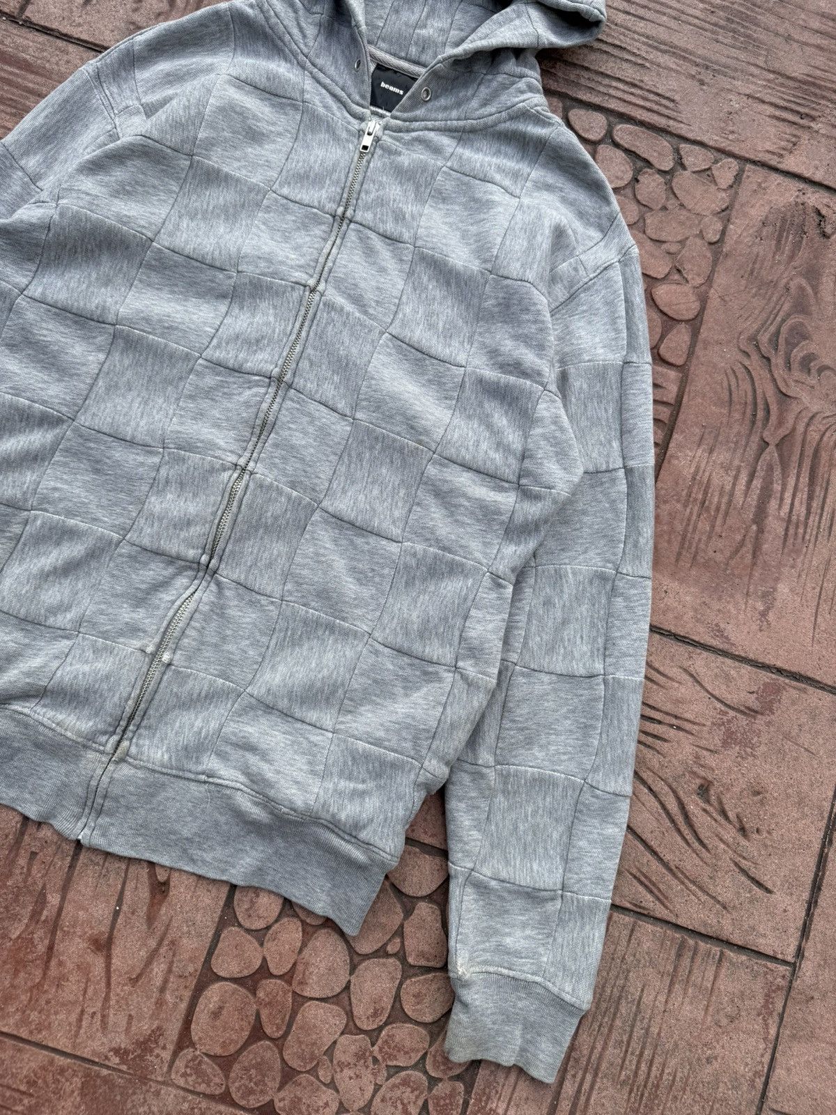 Beams Plus Vintage BEAMS Japan Reconstructed Boxs Zip Up Hoode Size US M / EU 48-50 / 2 - 3 Thumbnail