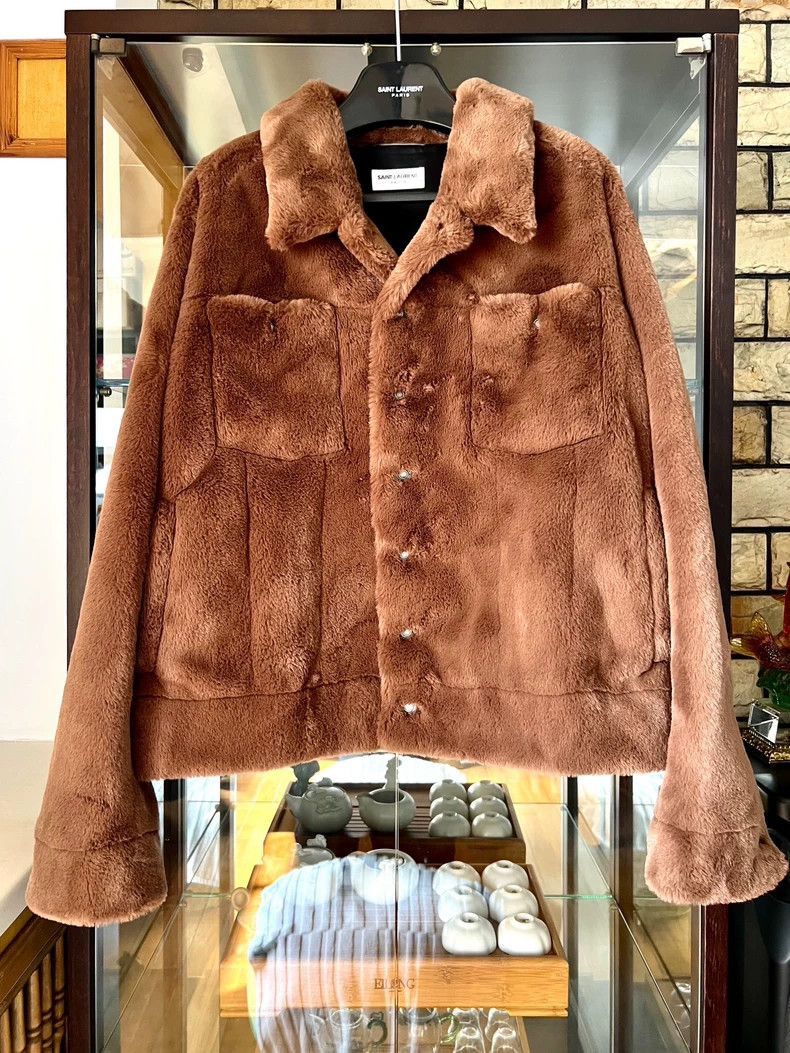 Saint Laurent Paris Saint Laurent Paris Teddy fur jacket-2506 Size US L / EU 52-54 / 3 - 1 Thumbnail