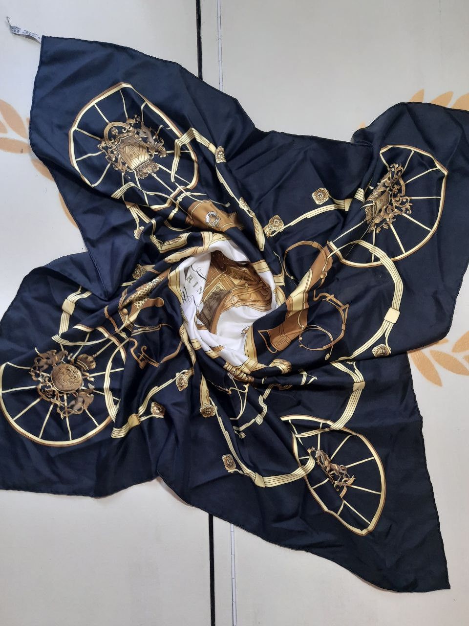 Hermes Hermes Springs by Philippe Ledoux Silk Summer Scarf 1974 Size ONE SIZE - 3 Thumbnail