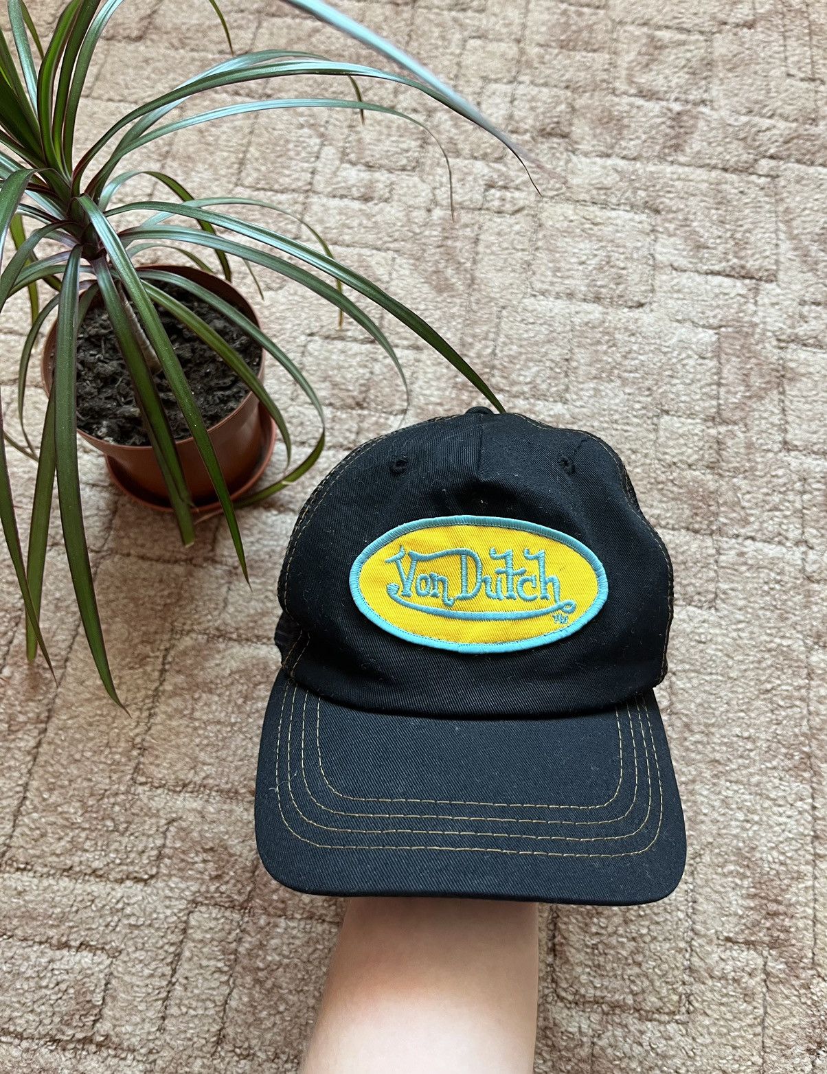 Von Dutch Vintage Von Dutch Streetwear Crazy Avant Garde Black Cap Size ONE SIZE - 1 Thumbnail