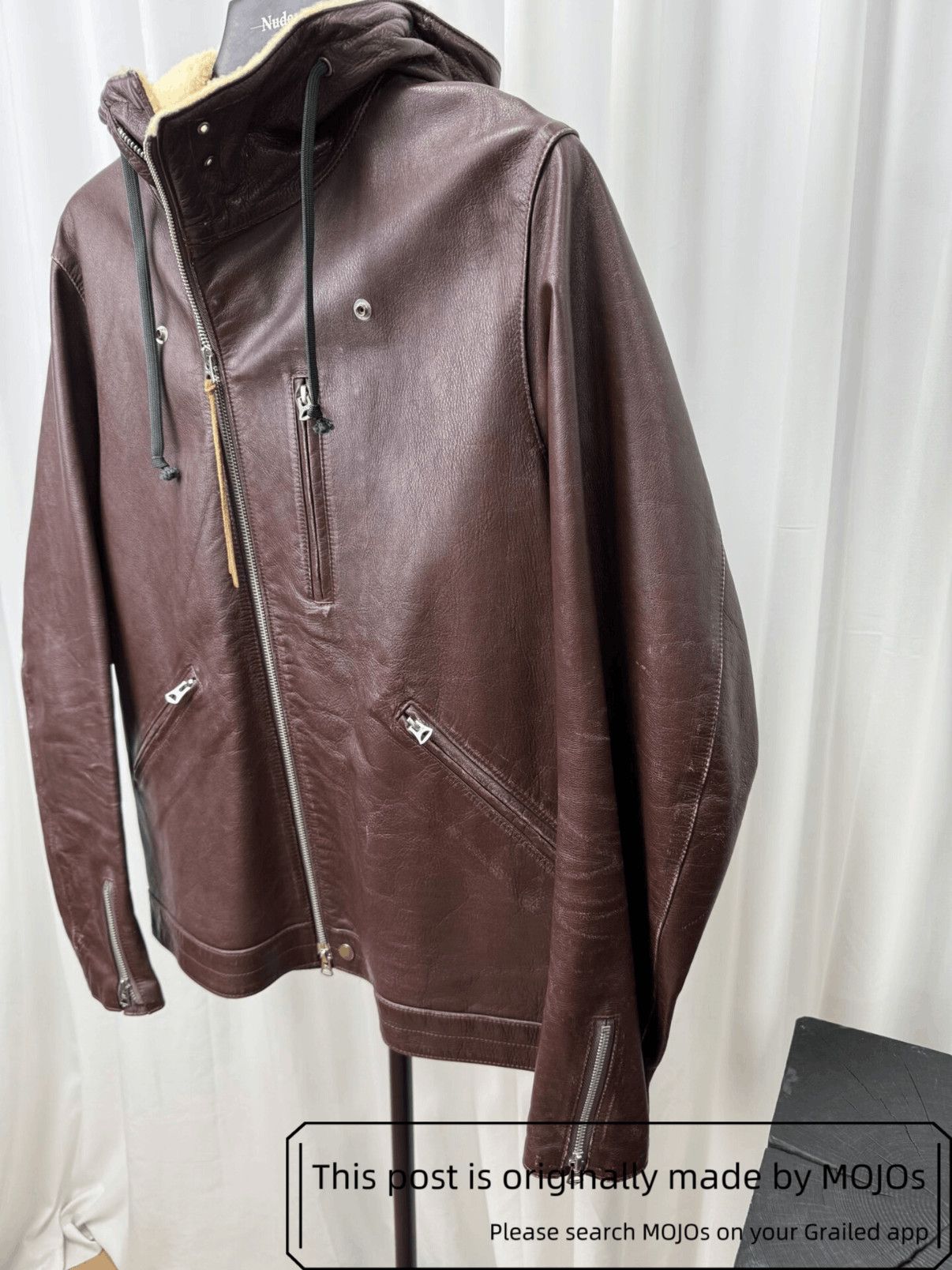 Undercover Sz 3 Undercover 10AW Leather Cross Zip Jacket mojos12132104 Size US L / EU 52-54 / 3 - 2 Thumbnail