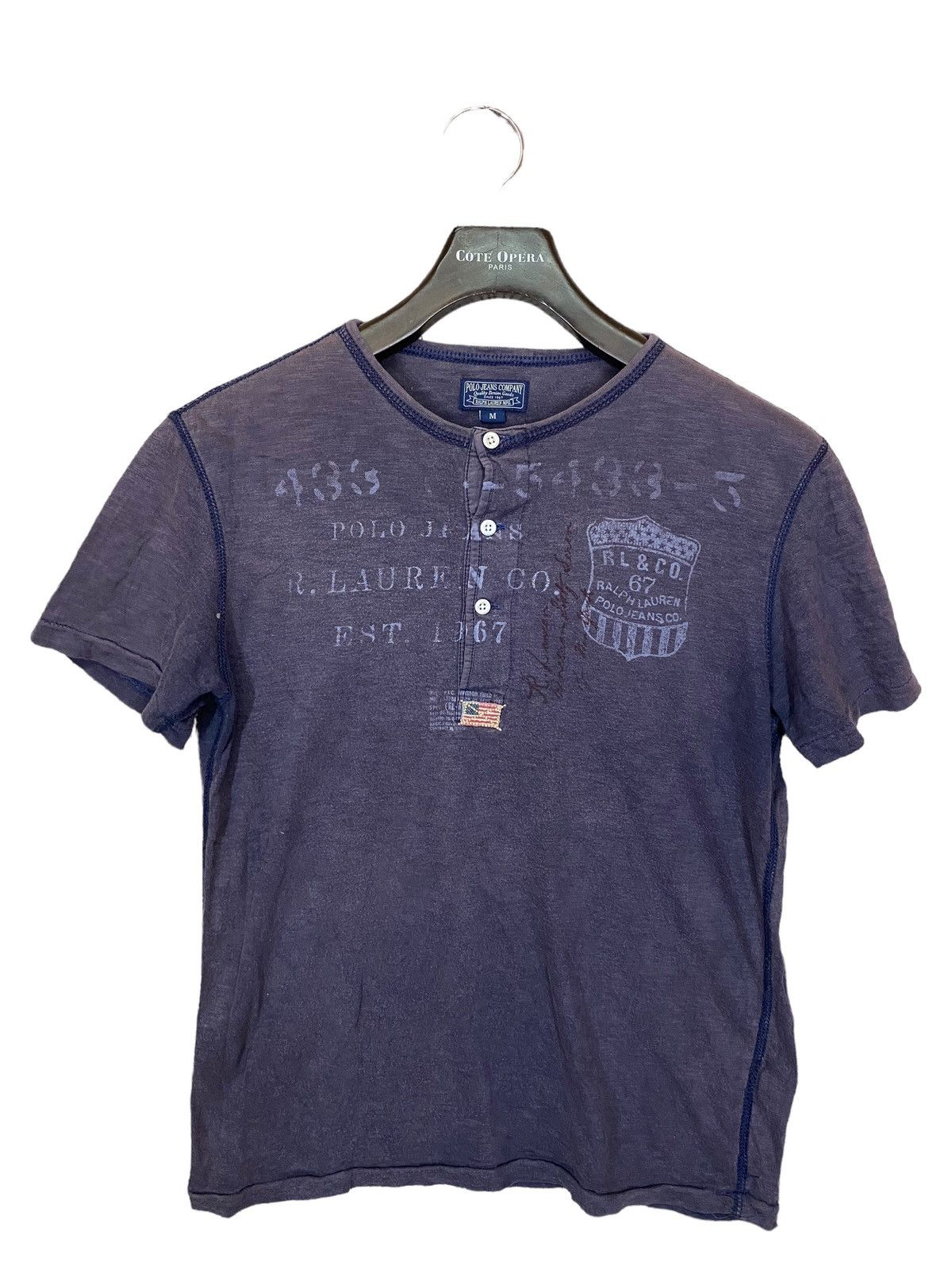 Polo Ralph Lauren × Vintage Polo jeans company tshirt by ralph lauren Size US M / EU 48-50 / 2 - 1 Thumbnail