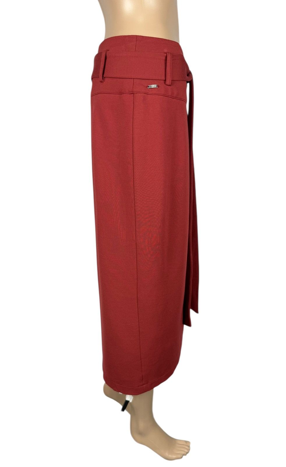 Designer Ivko Woman Maxi Belted Wrap Skirt Viscose size 38 Size 26" / US 2 / IT 38 - 4 Thumbnail