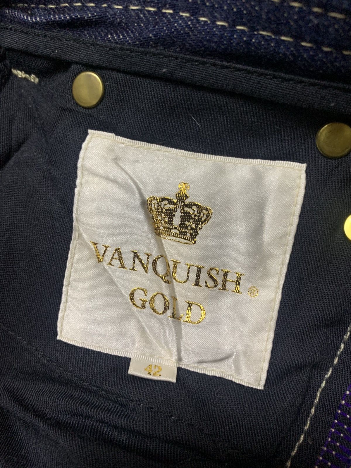 Vanquish Gimmick Flare Vanquish Gold Washed Denim Size US 30 / EU 46 - 10 Thumbnail