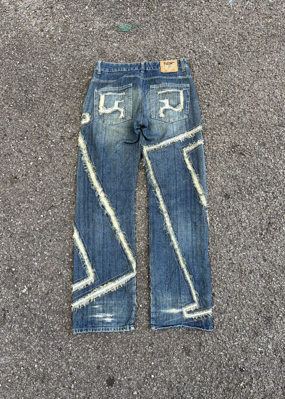 Hysteric Glamour Punk Distressed Kapital Style Denim Grunge Jeans Size US 31 - 8 Thumbnail