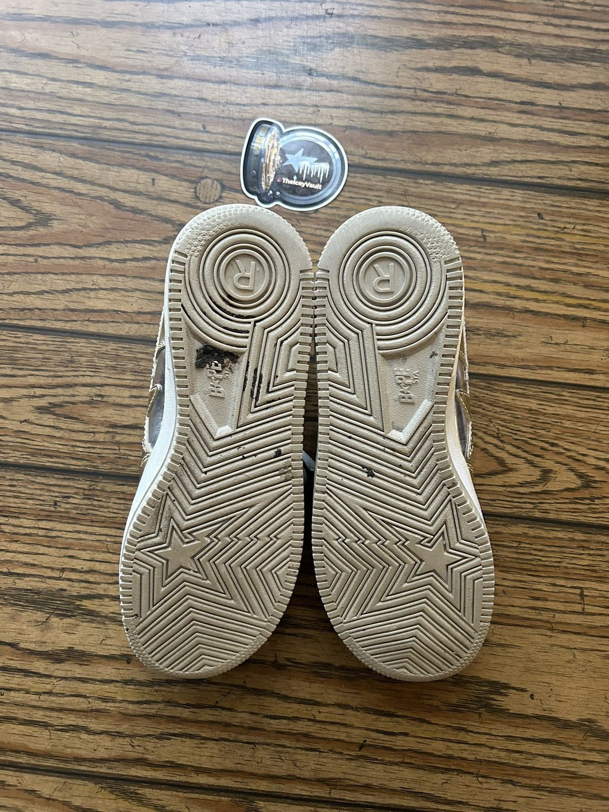 Bape Bape Silver/Gold Bapestas Size US 9.5 / EU 42-43 - 6 Thumbnail