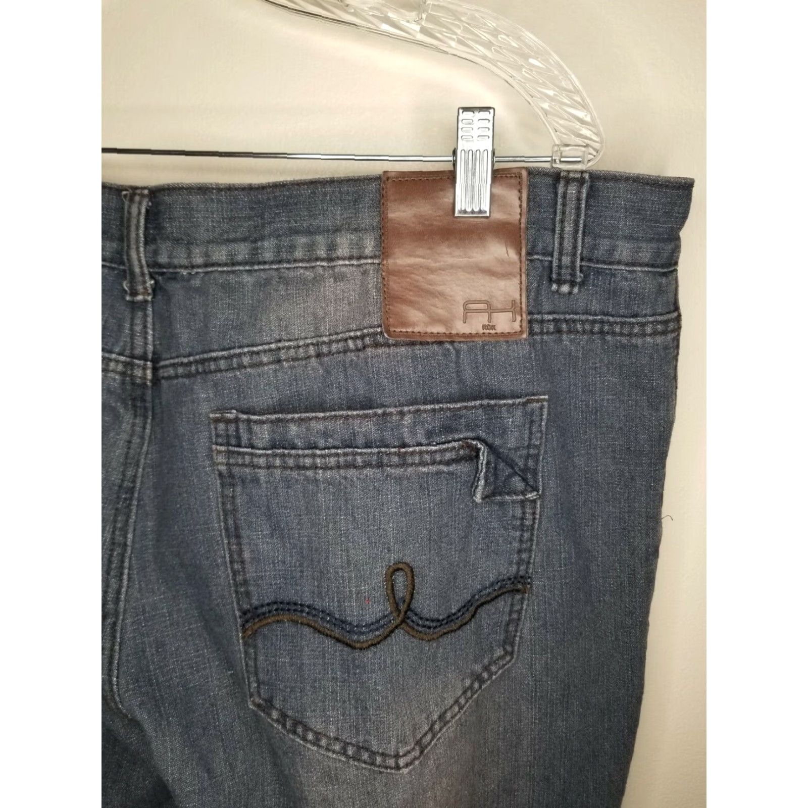 rokh VINTAGE Rok Jeans Men 40/34 Blue Straight Size 40 Inseam 34 Mens Size US 40 / EU 56 - 5 Thumbnail