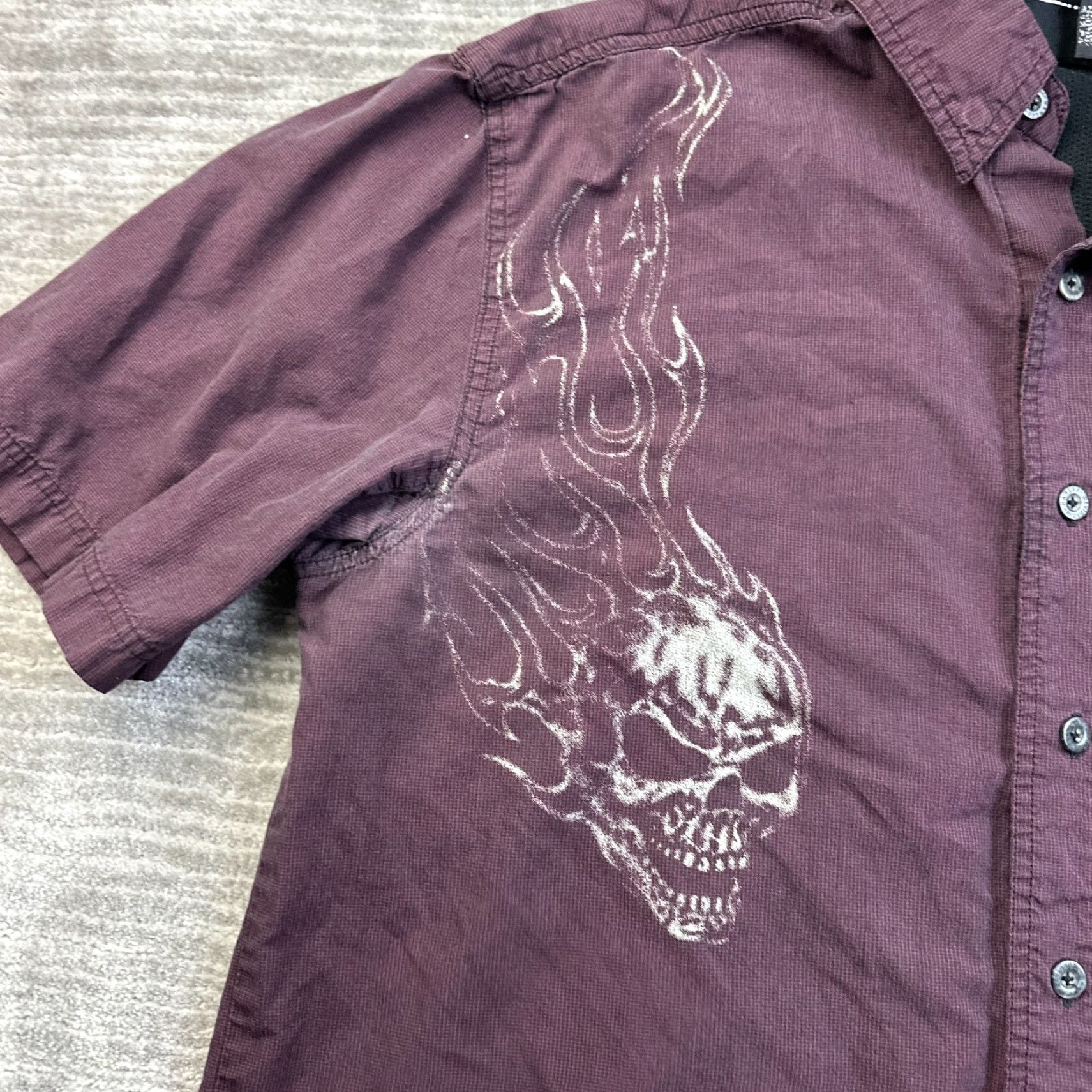 Harley Davidson Harley Davidson Shirt Large Red Mens Mechanic Motorcycles Biker Skull Performanc Size US L / EU 52-54 / 3 - 4 Thumbnail