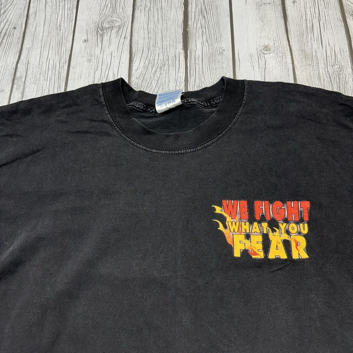 Gildan × Vintage Vintage Fire Department tee Size US XL / EU 56 / 4 - 4 Thumbnail