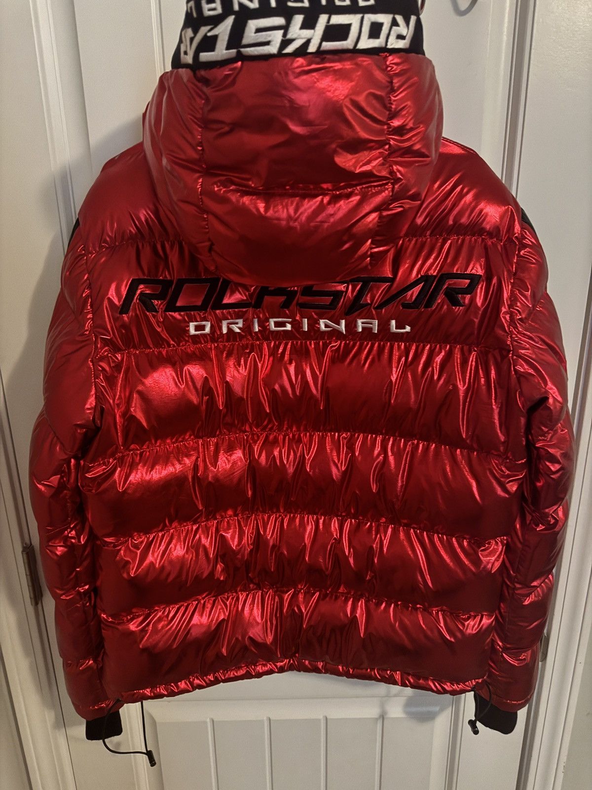 Rockstar Games Metallic Red Alasia Puffer Size US M / EU 48-50 / 2 - 2 Thumbnail