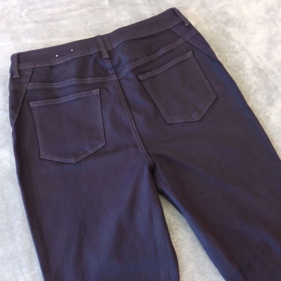 Vintage Chico's Pants Womens Size 1 Purple Skinny Stretch Jegging 32x30.5 Size 25" / US 0 / IT 36 - 7 Thumbnail