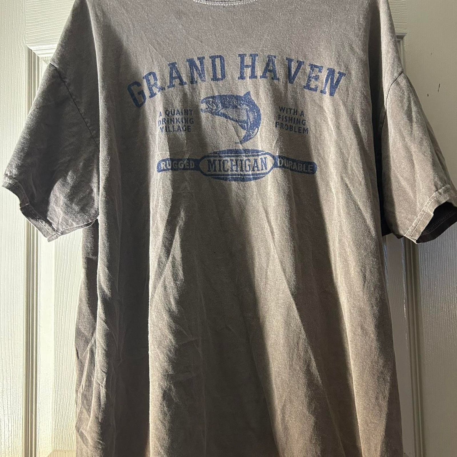 Gildan (XL) GILDAN Dyed Fitted Tee “Grand Haven Michigan” Size US XL / EU 56 / 4 - 2 Thumbnail