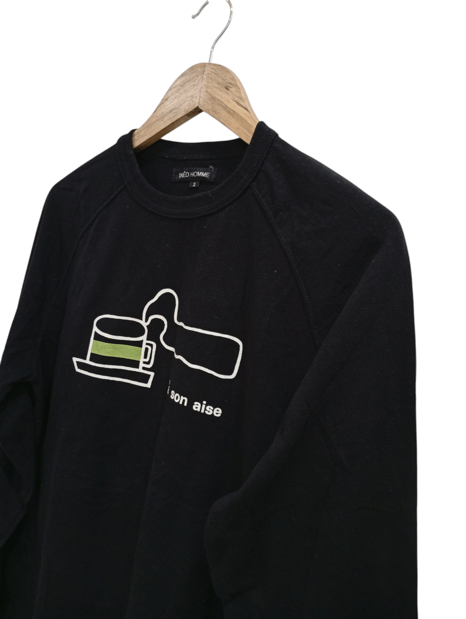 Japanese Brand × Vintage × Yohji Yamamoto 🔥🔥Ined A Son Aise LS T-Shirt Size US M / EU 48-50 / 2 - 8 Thumbnail