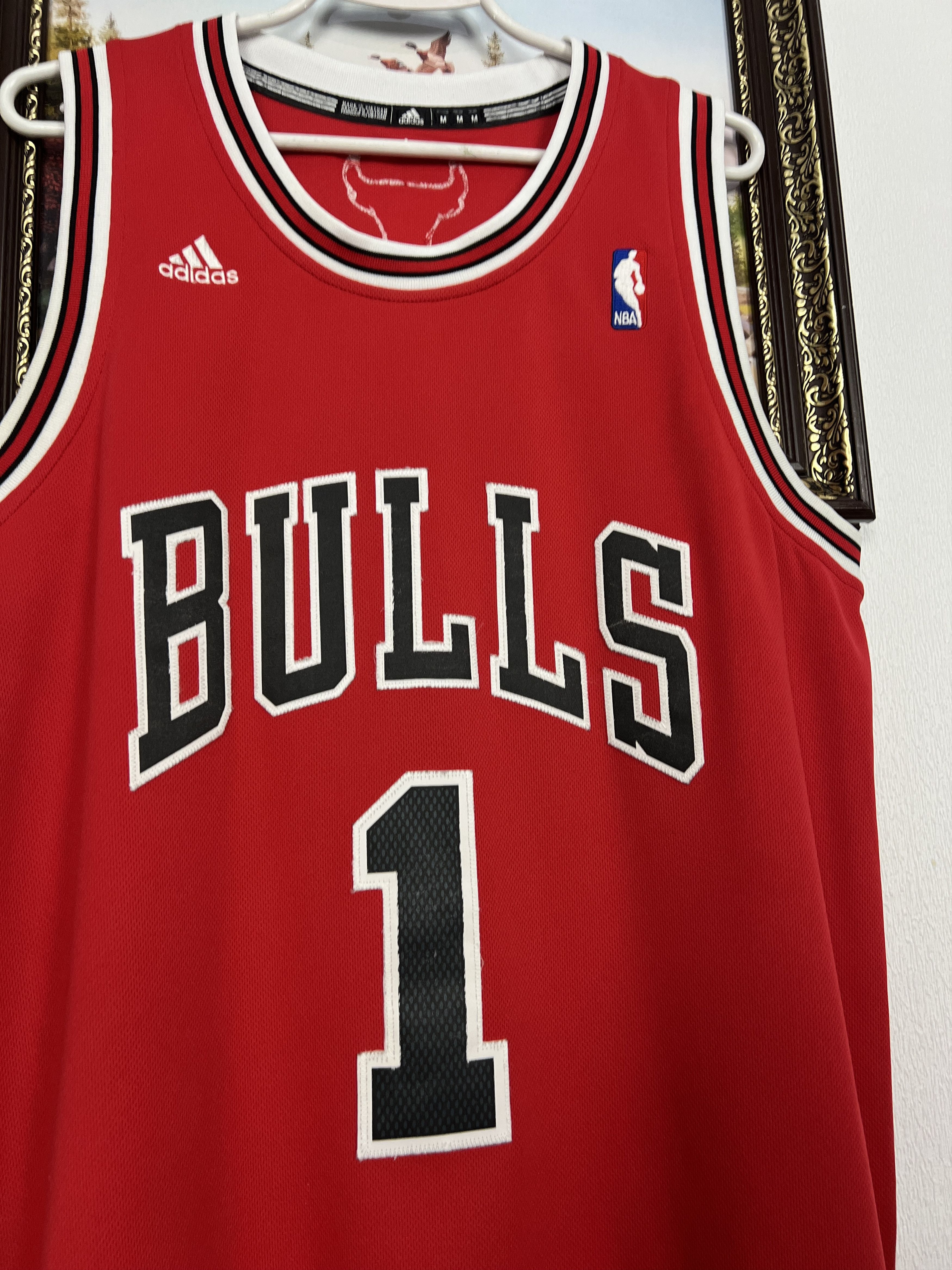 Adidas Vintage Chicago Bulls Derrick Rose #1 NBA Jersey Trikot Size US M / EU 48-50 / 2 - 3 Thumbnail
