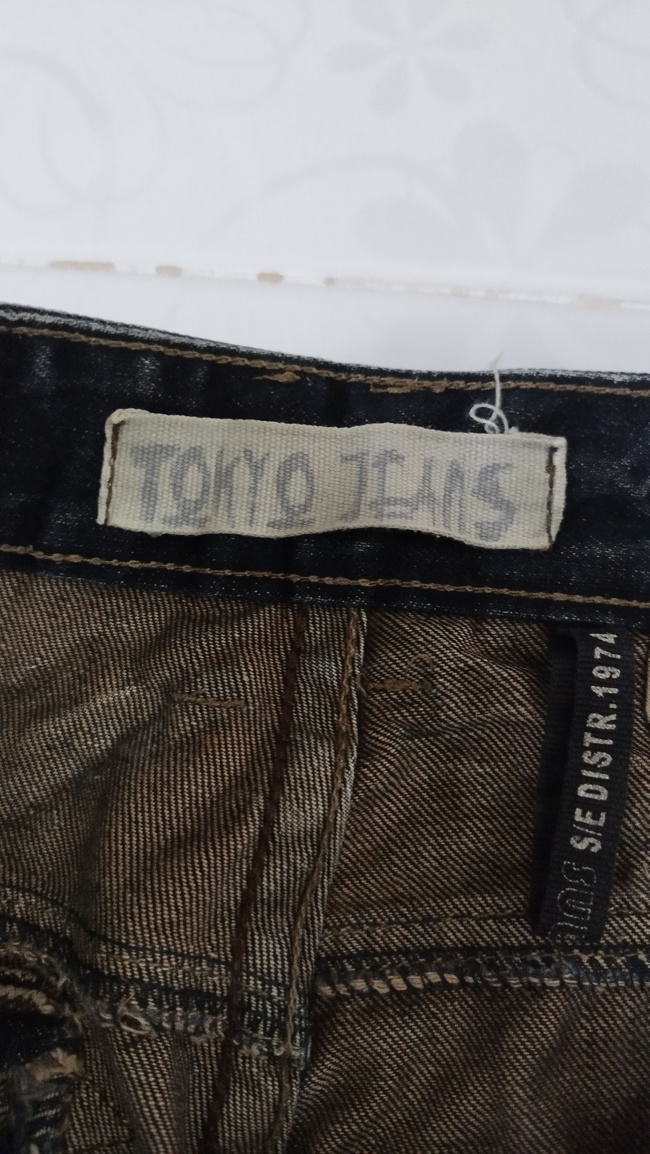 Japanese Brand Tokyo CROXX jeans distressed Size US 30 / EU 46 - 5 Thumbnail