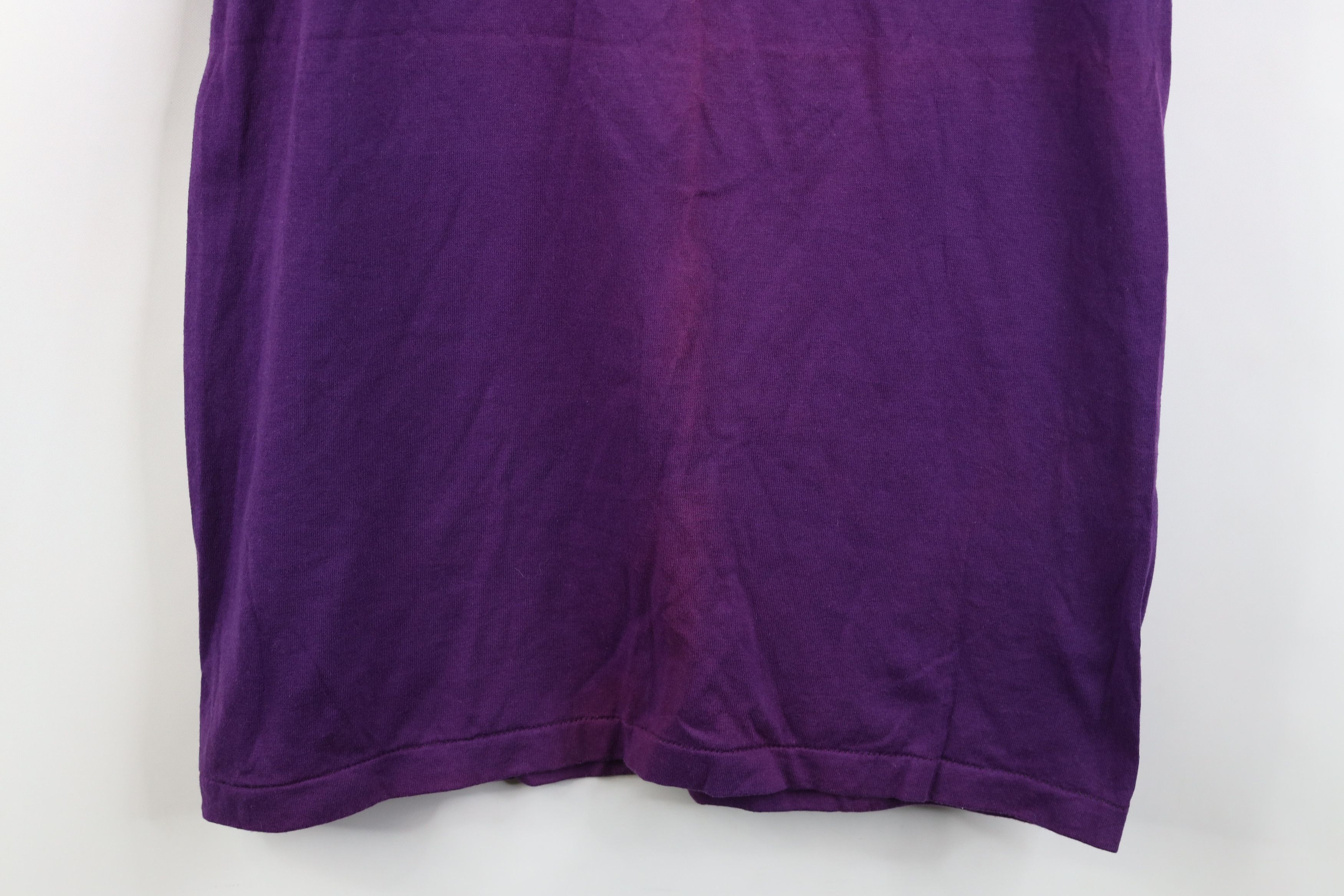 Vintage Vintage 70s 80s Indianapolis 500 Racing T-Shirt Purple USA Size M / US 6-8 / IT 42-44 - 3 Thumbnail