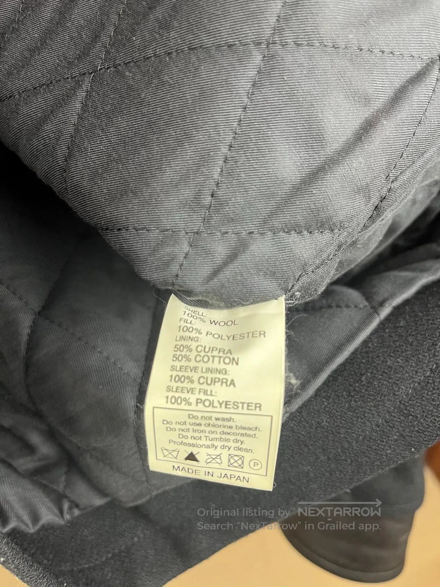 Japanese Brand Cootie Wool Jacket with Leather Accents. Size US M / EU 48-50 / 2 - 8 Thumbnail