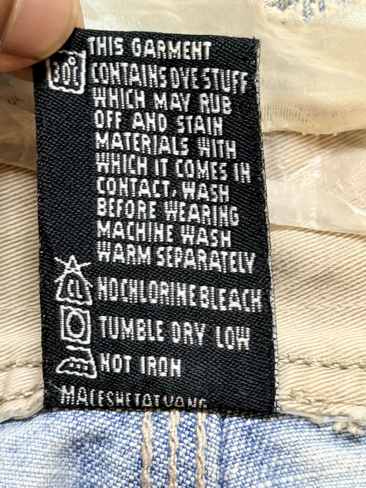 JNCO Vintage Japanese Brand Carpenter Faded Wash Wide Leg Baggy Size US 36 / EU 52 - 9 Thumbnail
