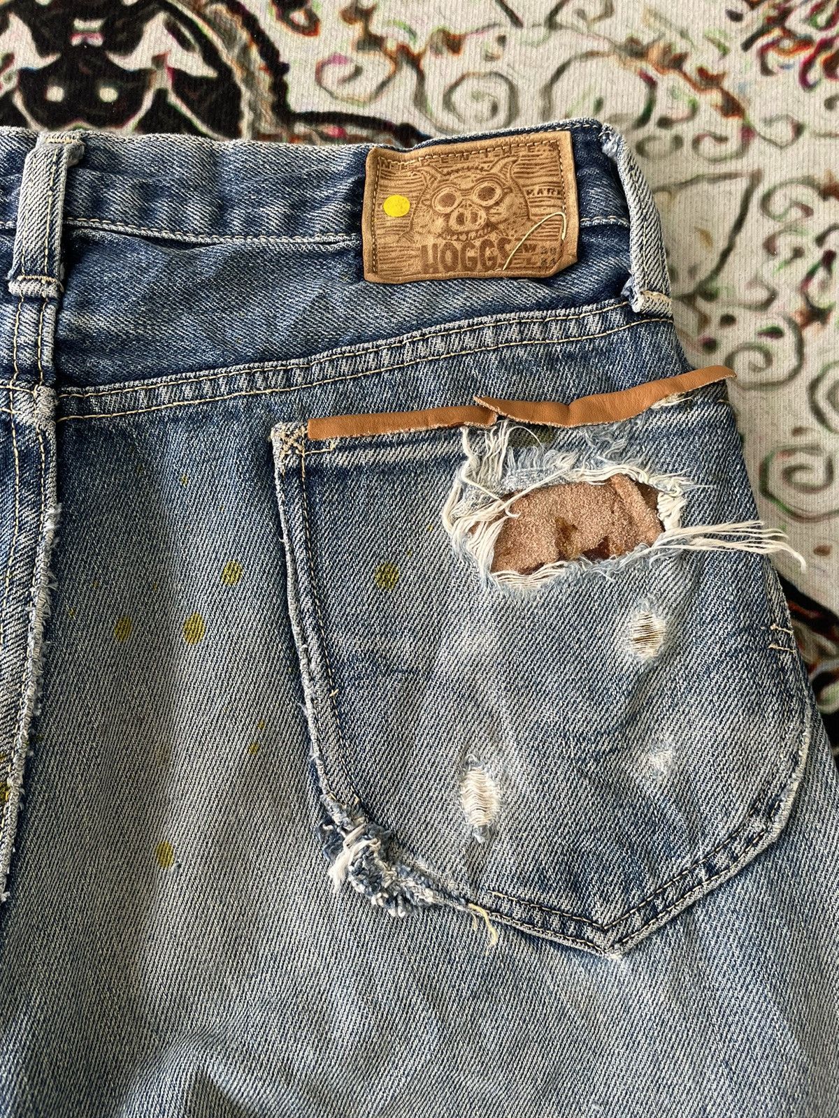Needles Rare Vintage Distressed Nepenthes Hogg Redline Jeans Size US 30 / EU 46 - 7 Thumbnail