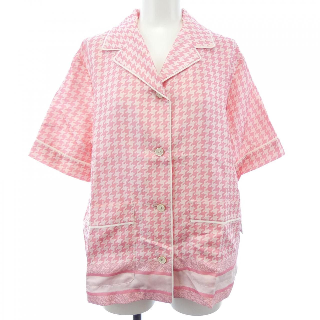 Dior Dior Christian Dior S/S Shirt Silk Shirt Textile Tops 211V46A6619 DUTY FREE for USA Size ONE SIZE - 1 Thumbnail