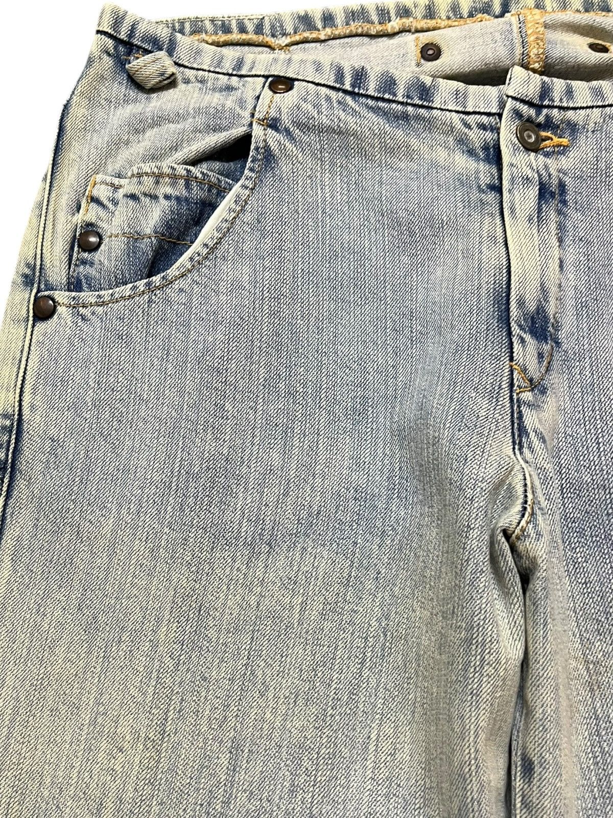 Johnbull Vintage Johnbull Flare Bootcut Faded Grunge Denim Size US 31 - 3 Thumbnail