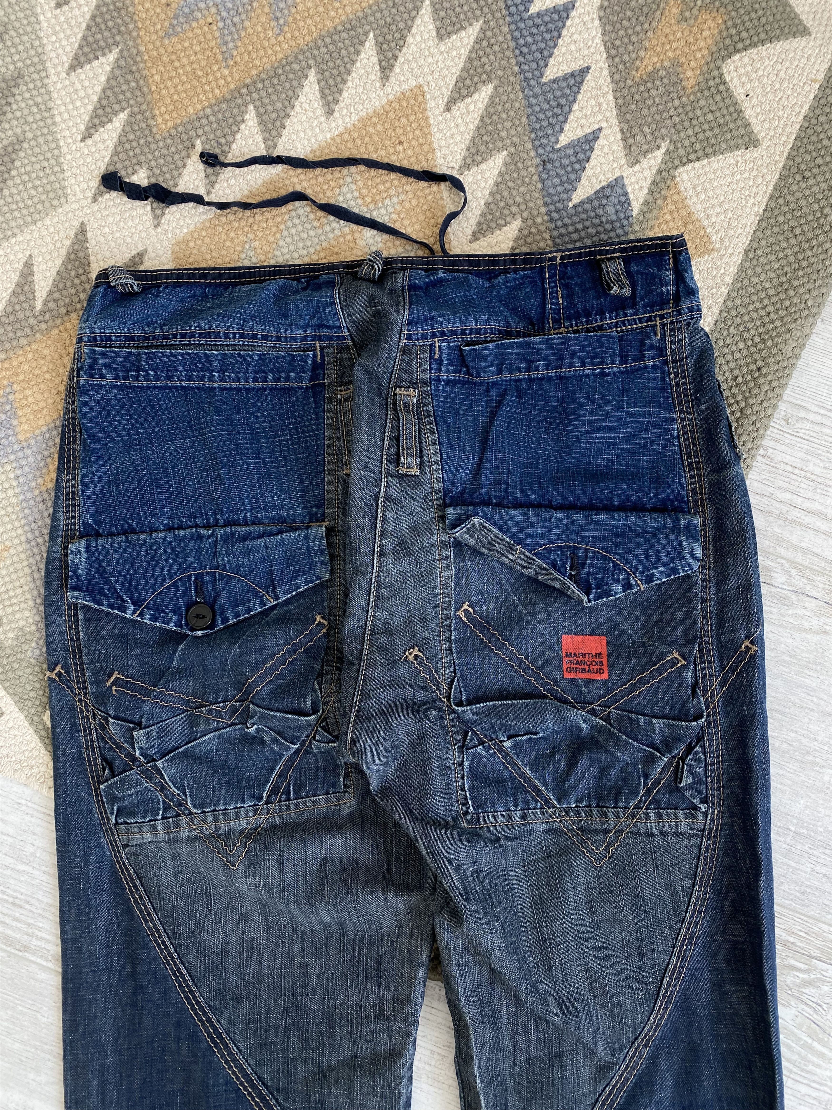 Marithe + Francois Girbaud Marithe Francois Girbaud Avant Garde Denim Slim Jeans Size 28" / US 6 / IT 42 - 9 Thumbnail