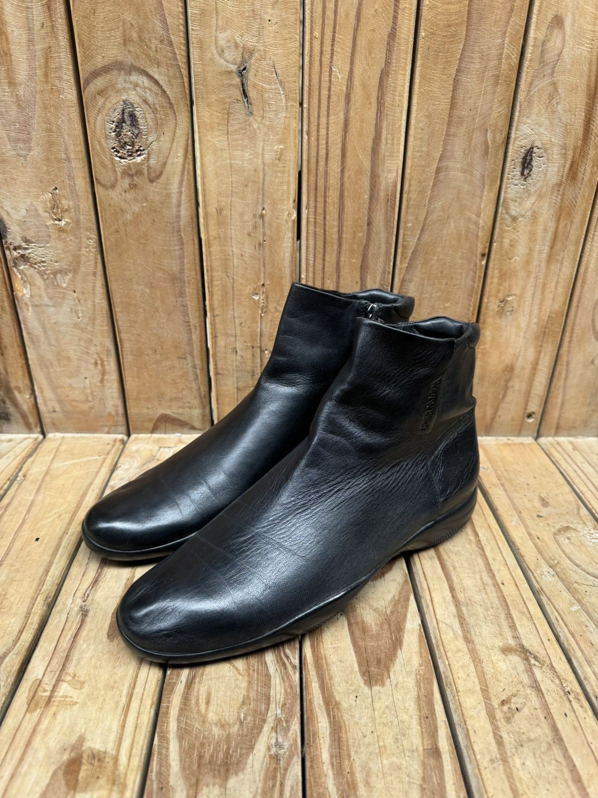 Prada PRADA Sports Black Black Women’s Boots USA 8.5 UK 5.5 Size US 8.5 / IT 38.5 - 7 Thumbnail