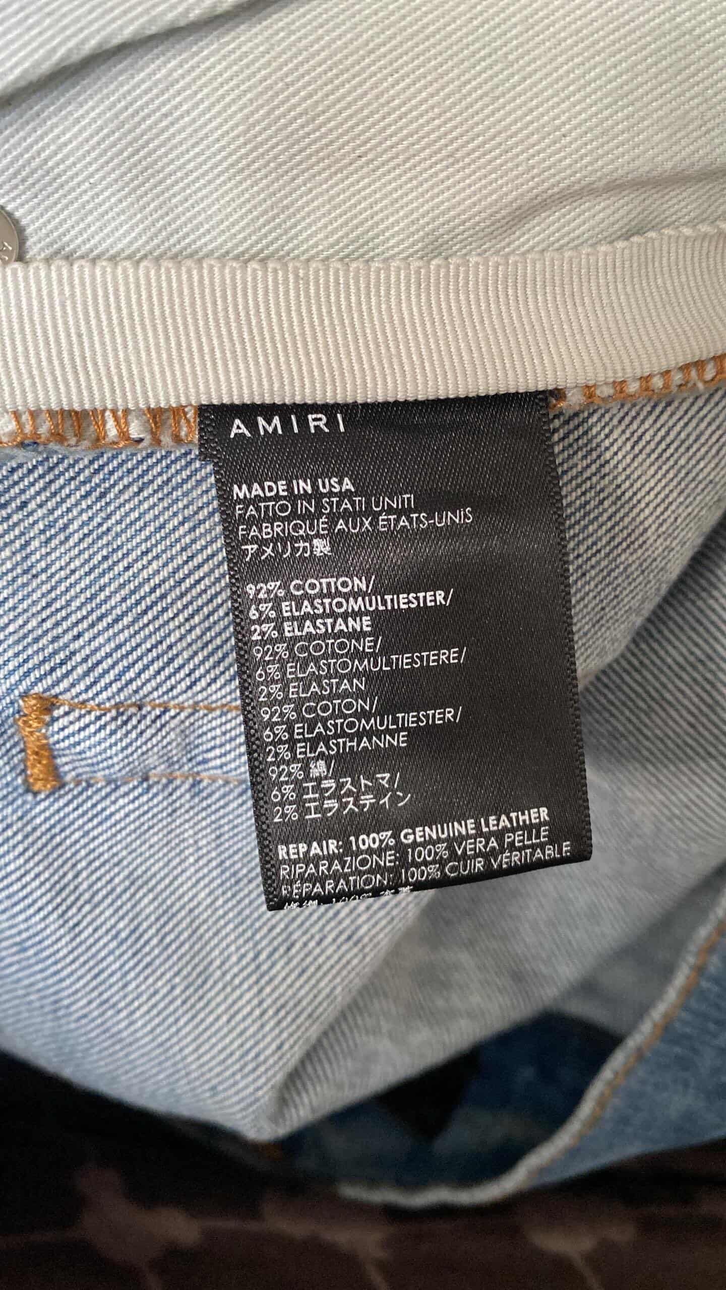 Amiri Amiri MX1 Jeans Leather Patch - dmc99 Size US 34 / EU 50 - 10 Thumbnail