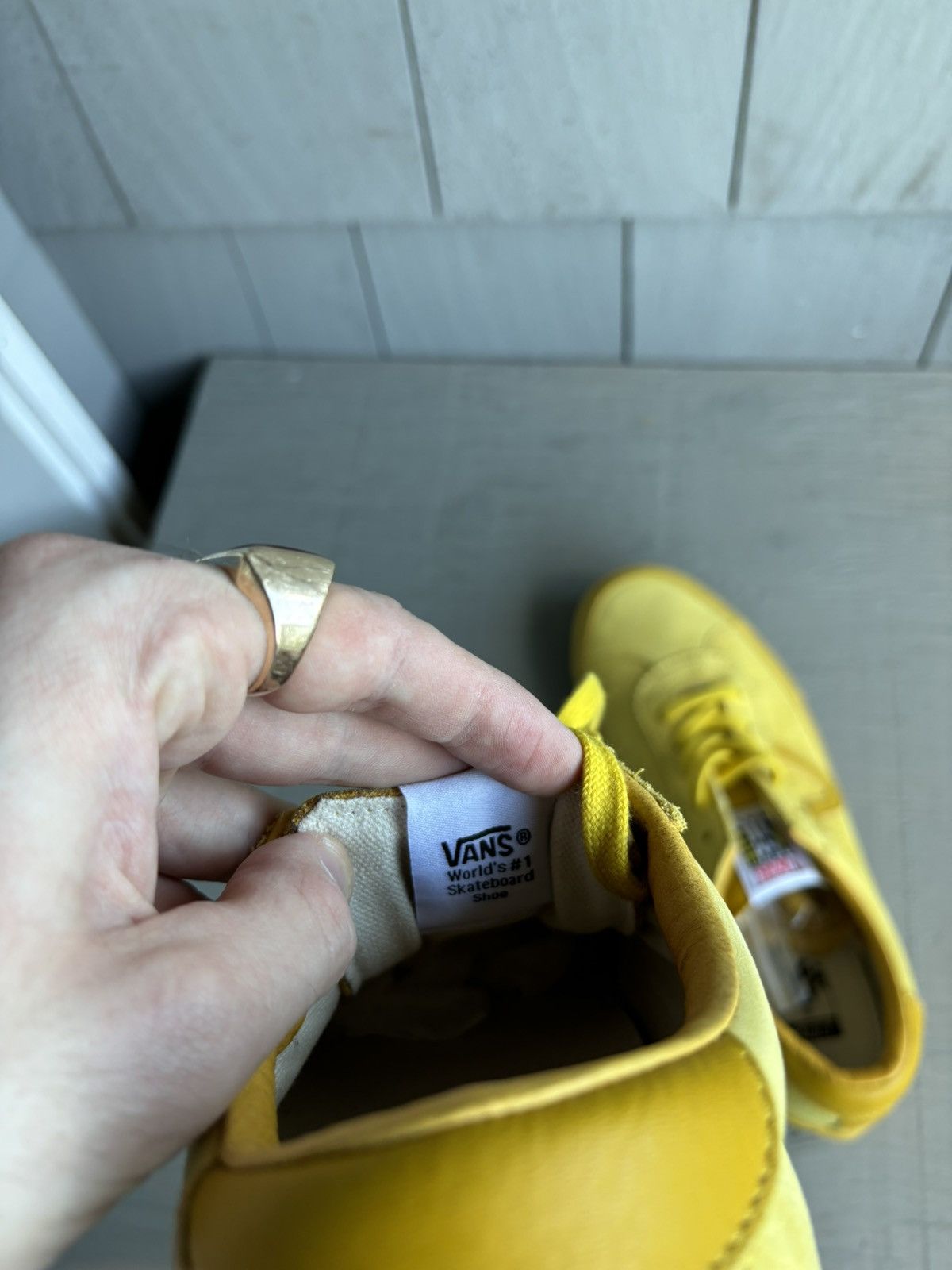 Vans Vans Sport Low Shoe Vans V Skateboarding Mustard Vulcanized Size US 8 / EU 41 - 11 Thumbnail