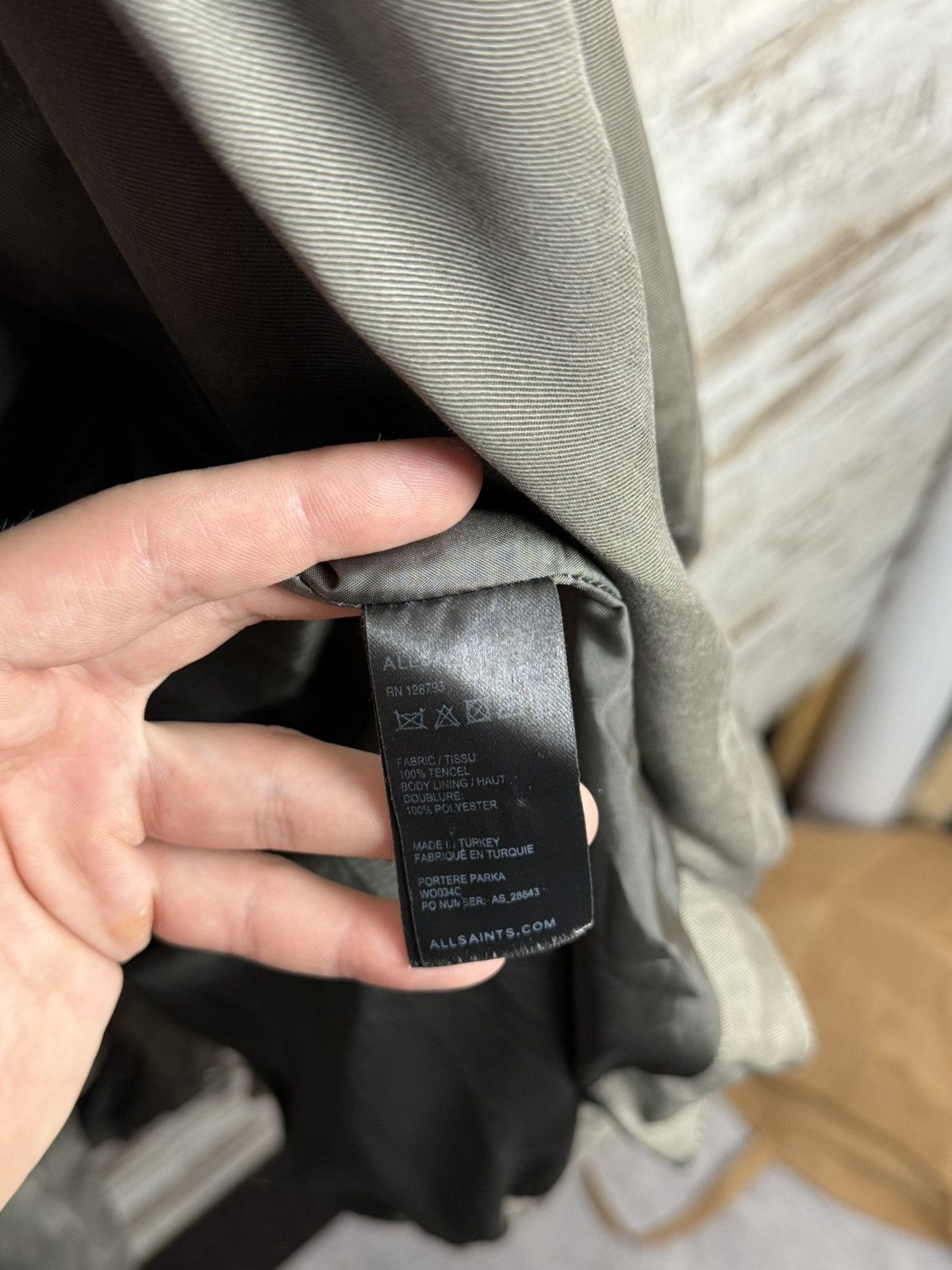 Allsaints Vintage ALLSAINTS PORTERE KHAKI PARKA COAT Japanese Y2K Size L / US 10 / IT 46 - 12 Thumbnail