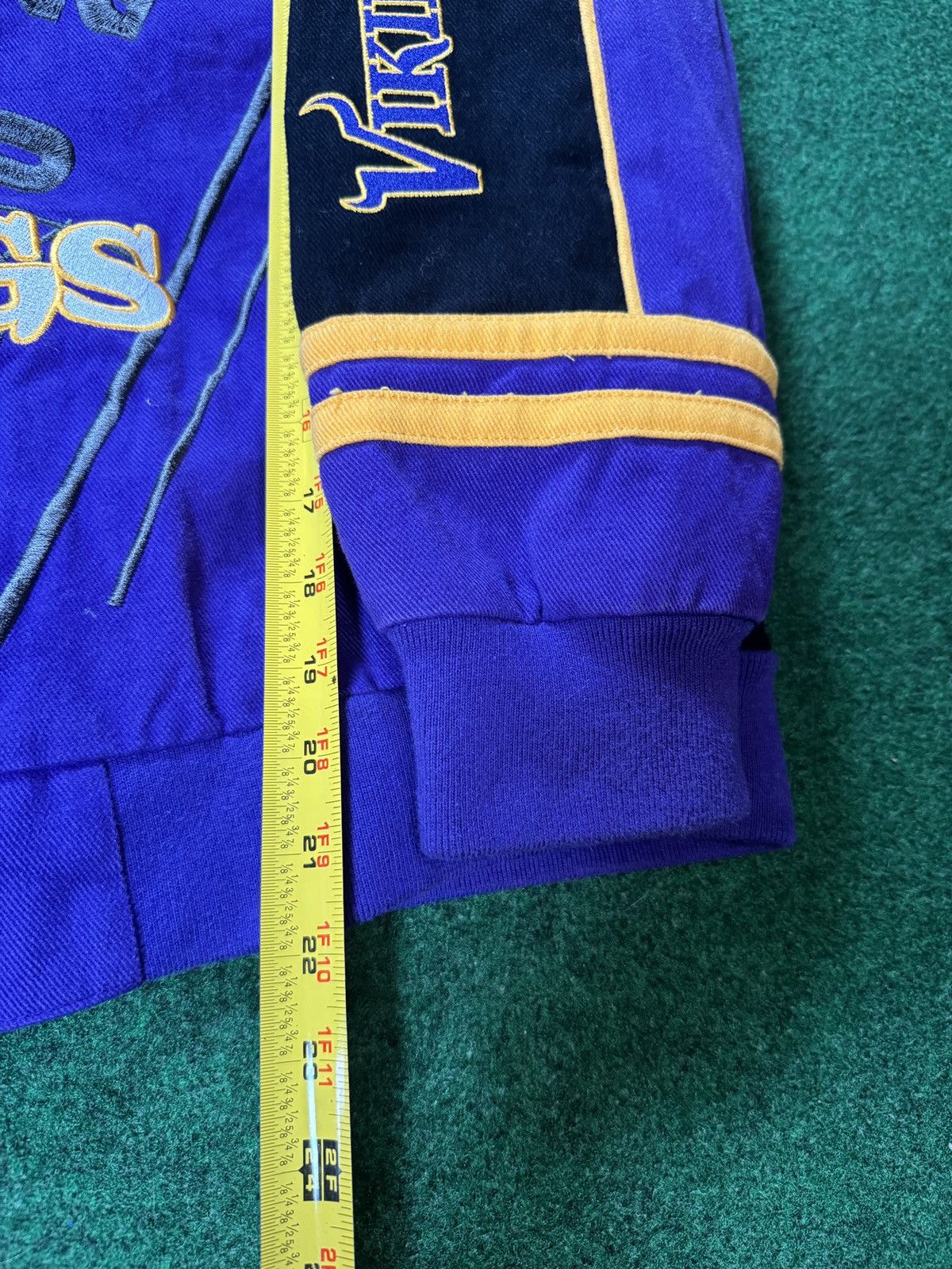 NFL INSANE Y2K Minnesota Vikings Varsity Nascar Kids 2XL Jacket Size XS / US 0-2 / IT 36-38 - 6 Thumbnail