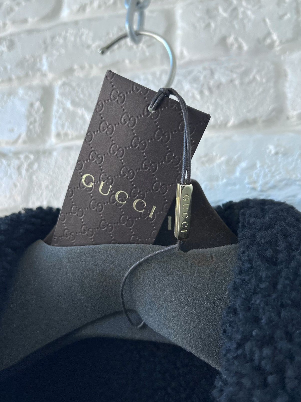 Gucci Gucci Leather Double-Breasted Shearling Jacket Size S / US 4 / IT 40 - 9 Thumbnail