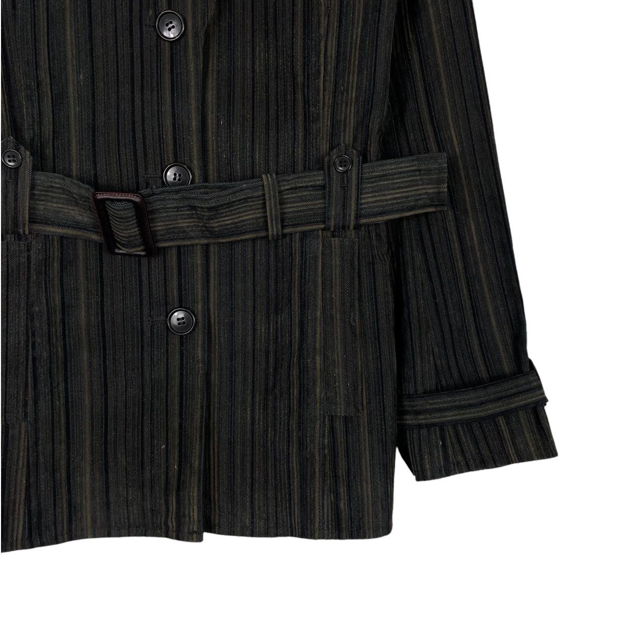 Japanese Brand × Tornado Mart 💥TORNADO MART STRIPES WITH BELTED JACKET Size S / US 4 / IT 40 - 6 Thumbnail
