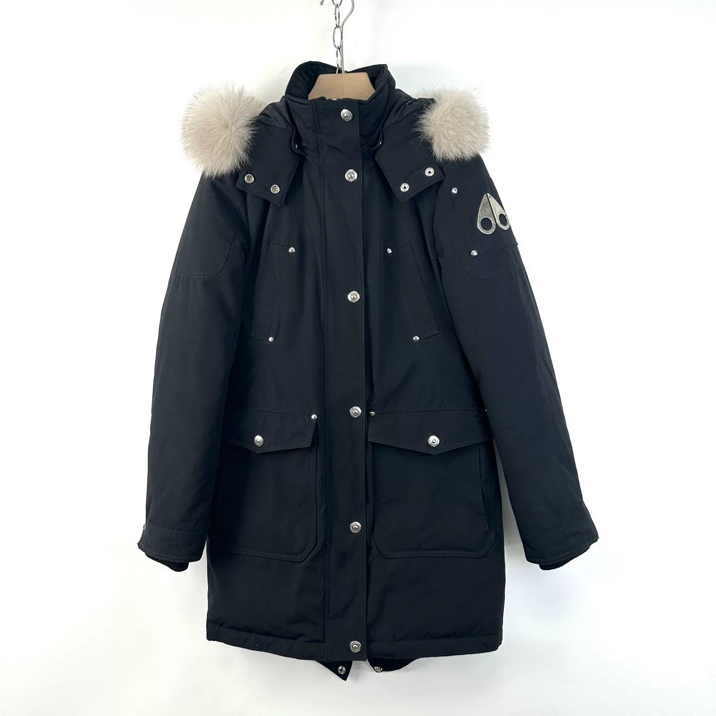 Moose Knuckles Moose Knuckles Black Down Jacket S Size S / US 4 / IT 40 - 1 Thumbnail
