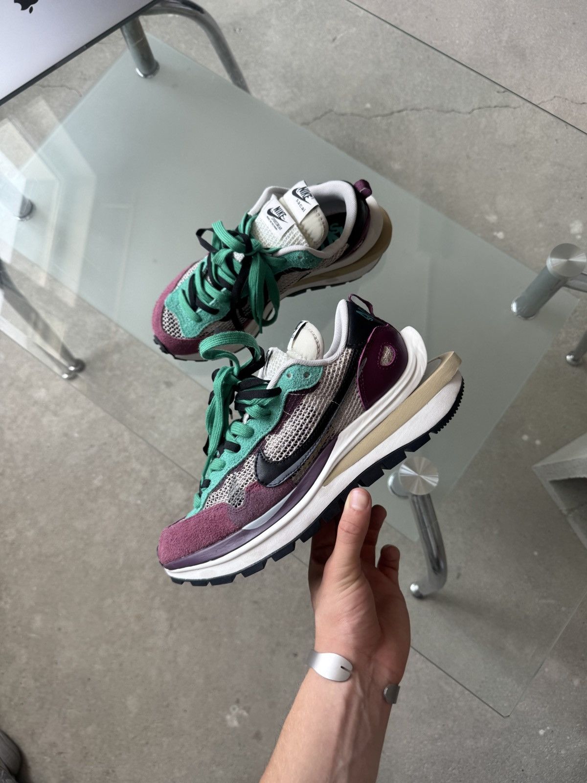 Nike × Sacai Nike x Sacai Vaporwaffle Sneakers Size US 7 / EU 40 - 2 Thumbnail