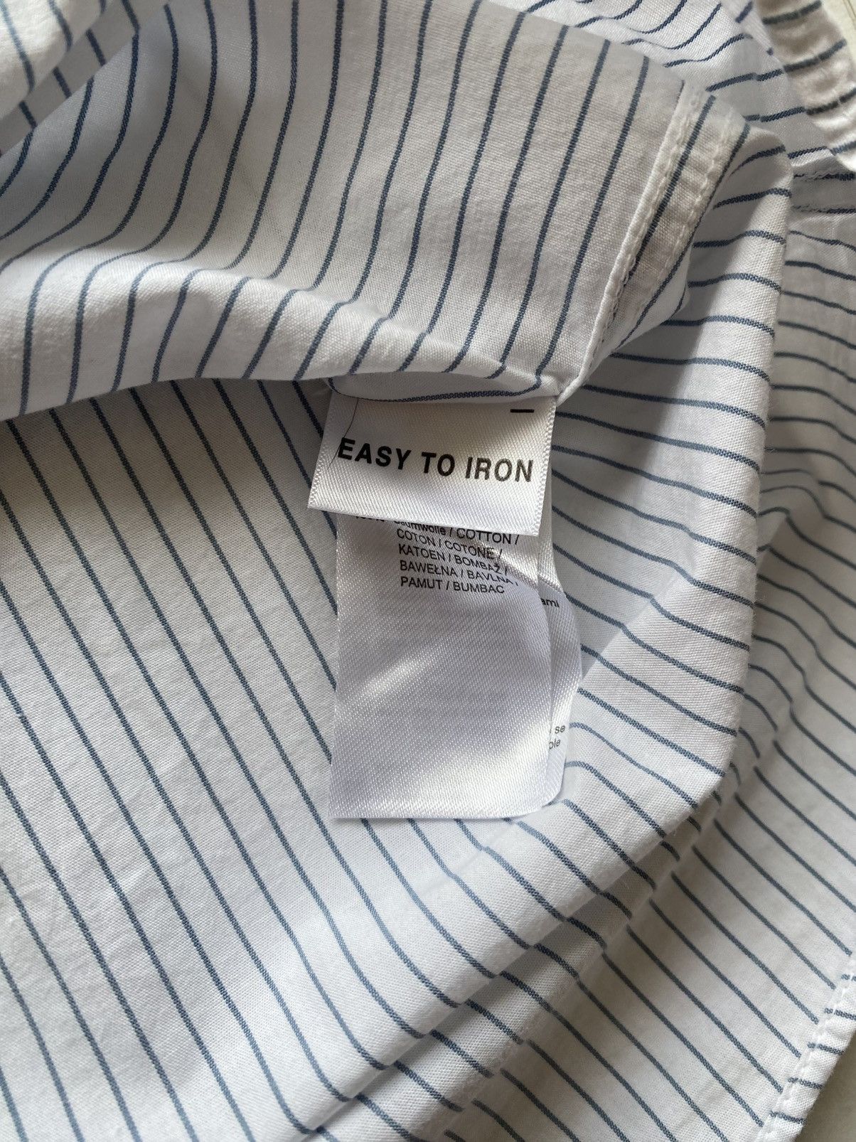 Casablanca White shirt striped blue Casablanca size 44 Vintage designer Size US XL / EU 56 / 4 - 7 Thumbnail