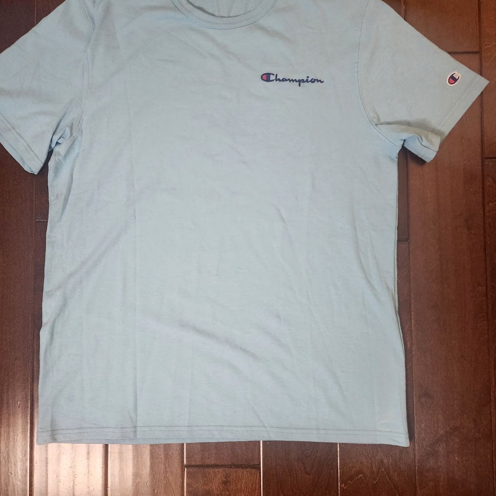 Champion Champion Men's Blue Logo Short Sleeve T-shirt Tee - Size Large Size US L / EU 52-54 / 3 - 4 Thumbnail