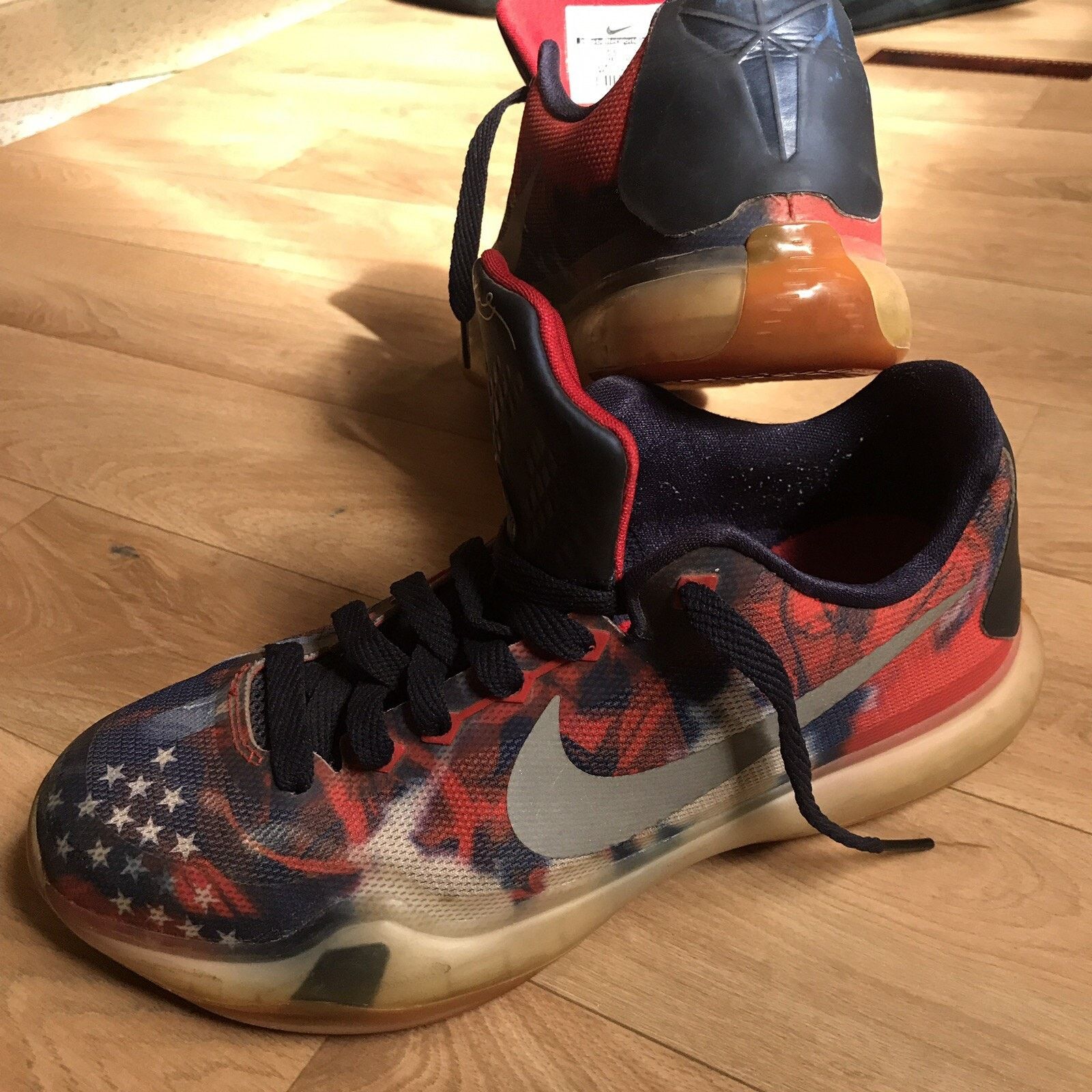 Nike Nike Kobe Bryant 10 X Sneakers Shoes Independence Day USA Size US 8.5 / IT 38.5 - 1 Thumbnail