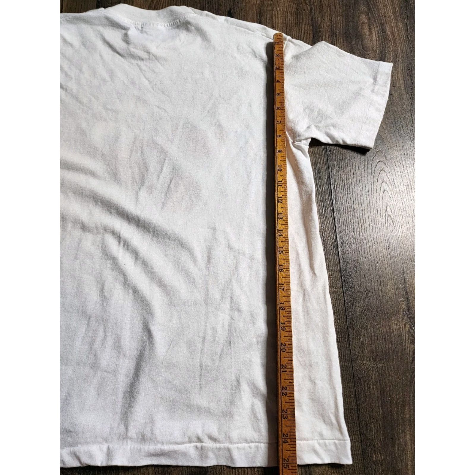 Fruit Of The Loom Vintage Mens L Wellness Works Apple Polk County FL Schools T Shirt Distressed Size US L / EU 52-54 / 3 - 3 Thumbnail