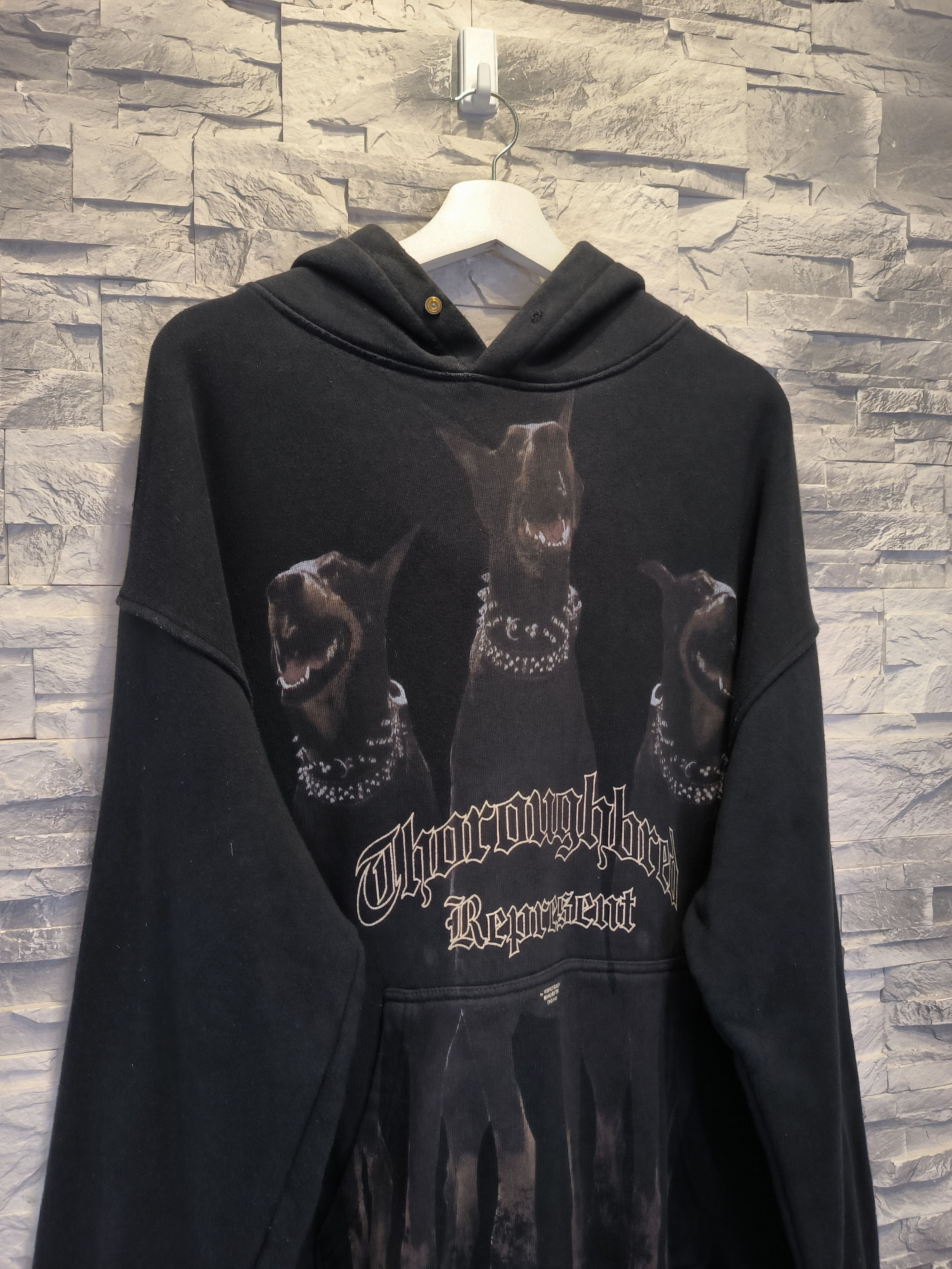 Represent Clo. Represent Thoroughbred Hoodie Oversize Logo Black Size US S / EU 44-46 / 1 - 2 Thumbnail