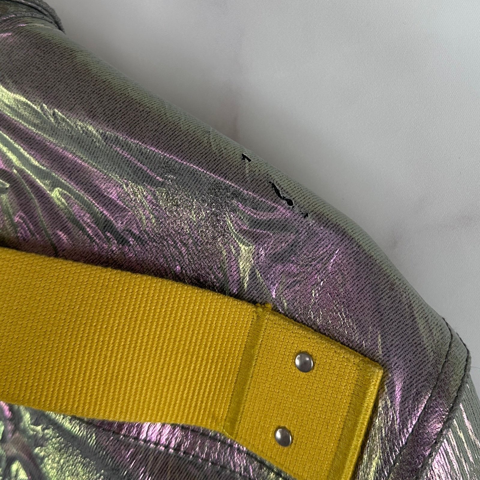 Rick Owens Rick Owens S/S20 Iris Shiny Denim Outershirt Size US L / EU 52-54 / 3 - 9 Thumbnail