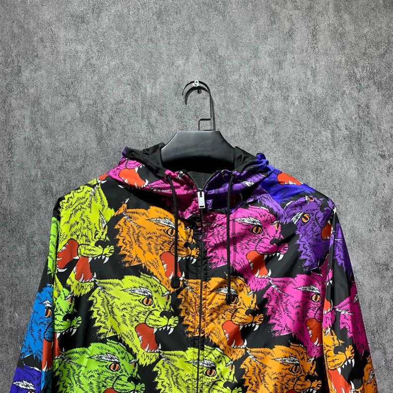 Gucci Gucci Graffiti leopard head full print windbreaker jacket 2 Size US S / EU 44-46 / 1 - 5 Thumbnail