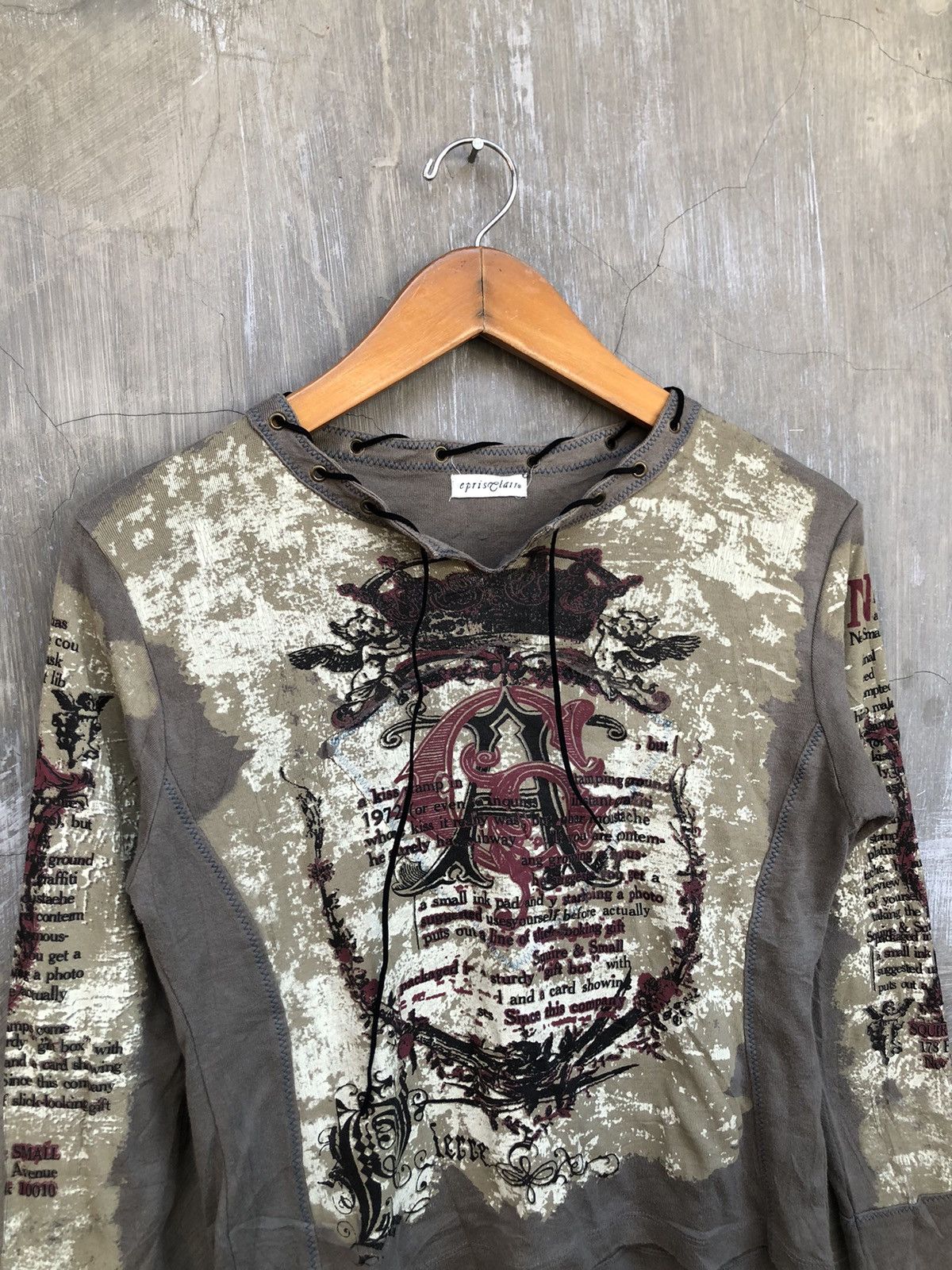 If Six Was Nine Y2K Japanese Epriz Claire Longsleeve Size M / US 6-8 / IT 42-44 - 6 Thumbnail