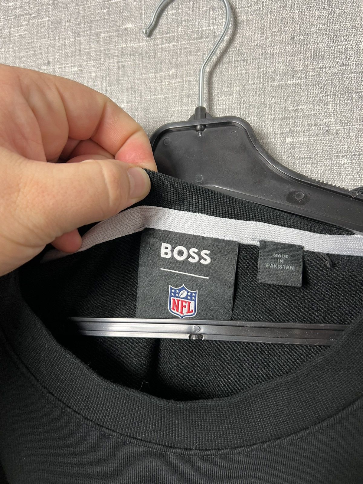 Hugo Boss BOSS x NFL Las Vegas Raiders Drive Crew Pullover Sweatshirt Size US XXL / EU 58 / 5 - 16 Thumbnail