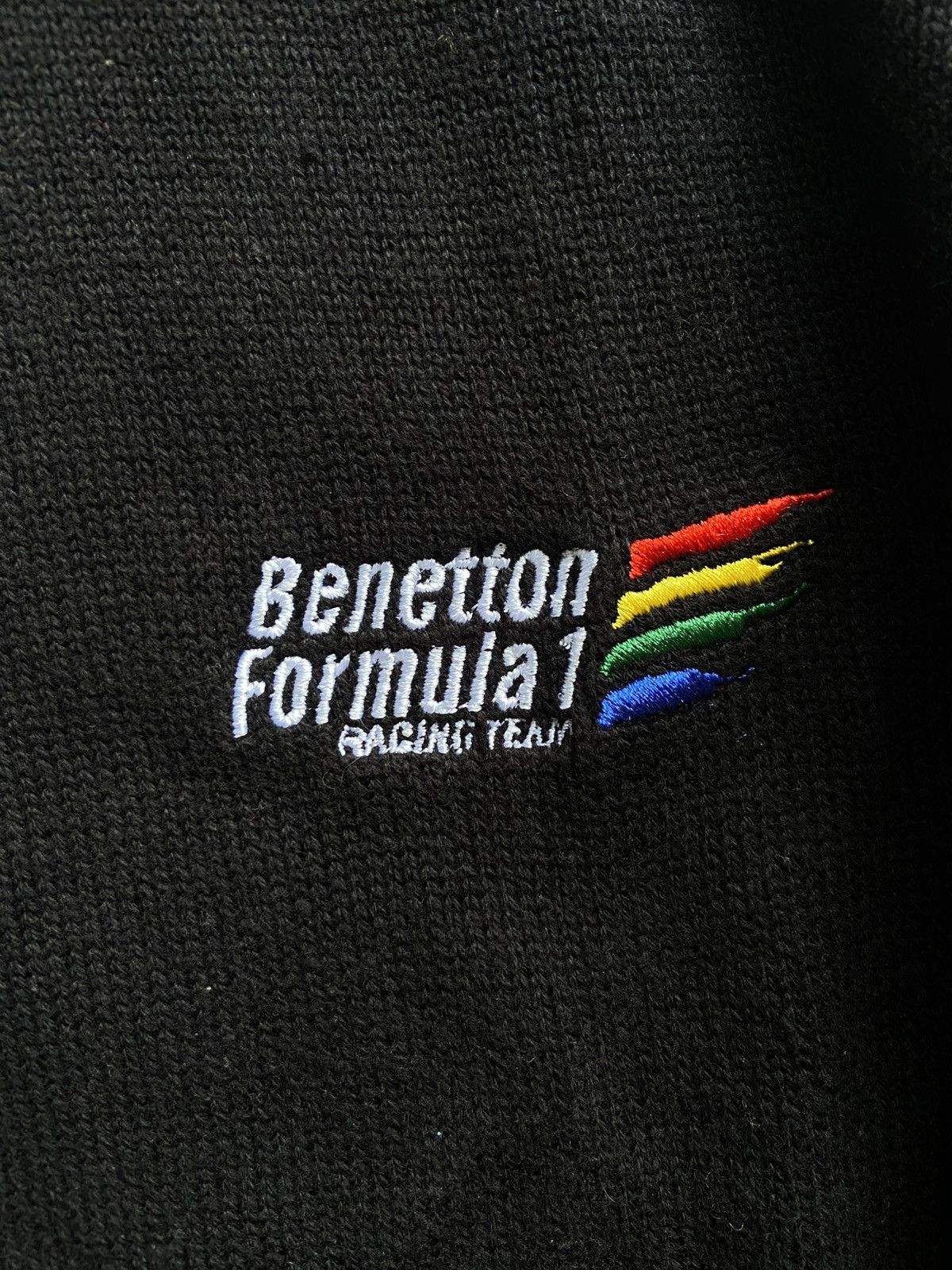 United Colors Of Benetton Benetton Formula One F1 Rare Sweater Size US L / EU 52-54 / 3 - 3 Thumbnail