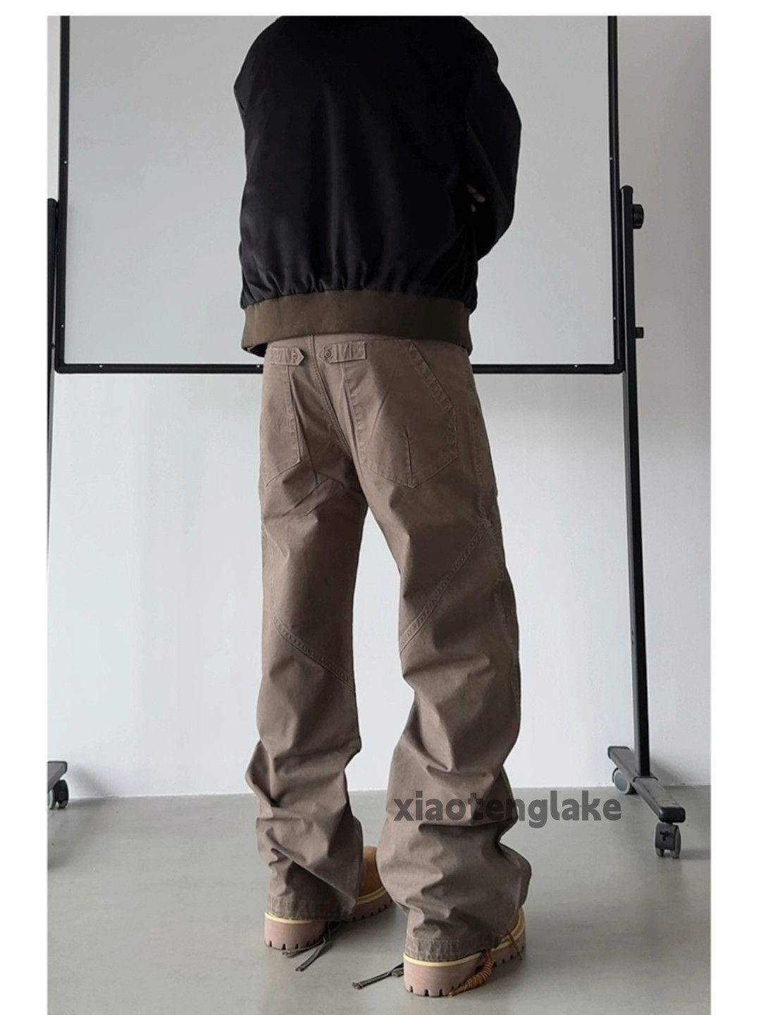 Designer × Japanese Brand × Vintage Utility punk grunge workwear carpenter cargo pants Size US 34 / EU 50 - 4 Thumbnail