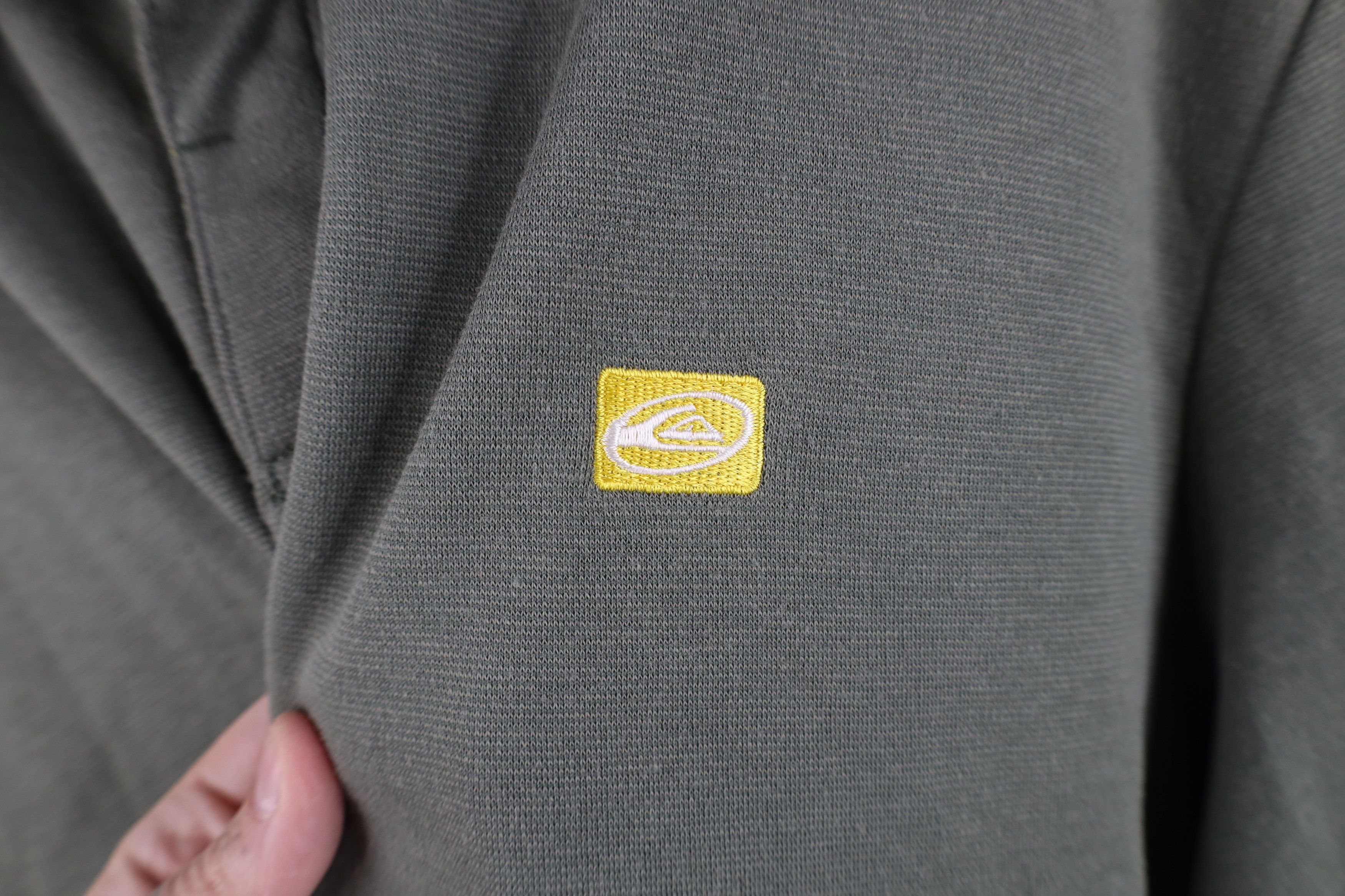 Quiksilver Vintage 90s Y2K Quiksilver Surfing Knit Collared Polo Shirt Size US L / EU 52-54 / 3 - 4 Thumbnail